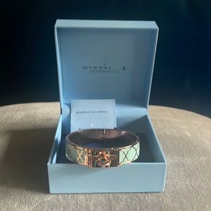 Rose gold plate bangle